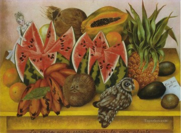  decor Canvas - The Bride Frightened at Seeing Life Opened Frida Kahlo still life decor